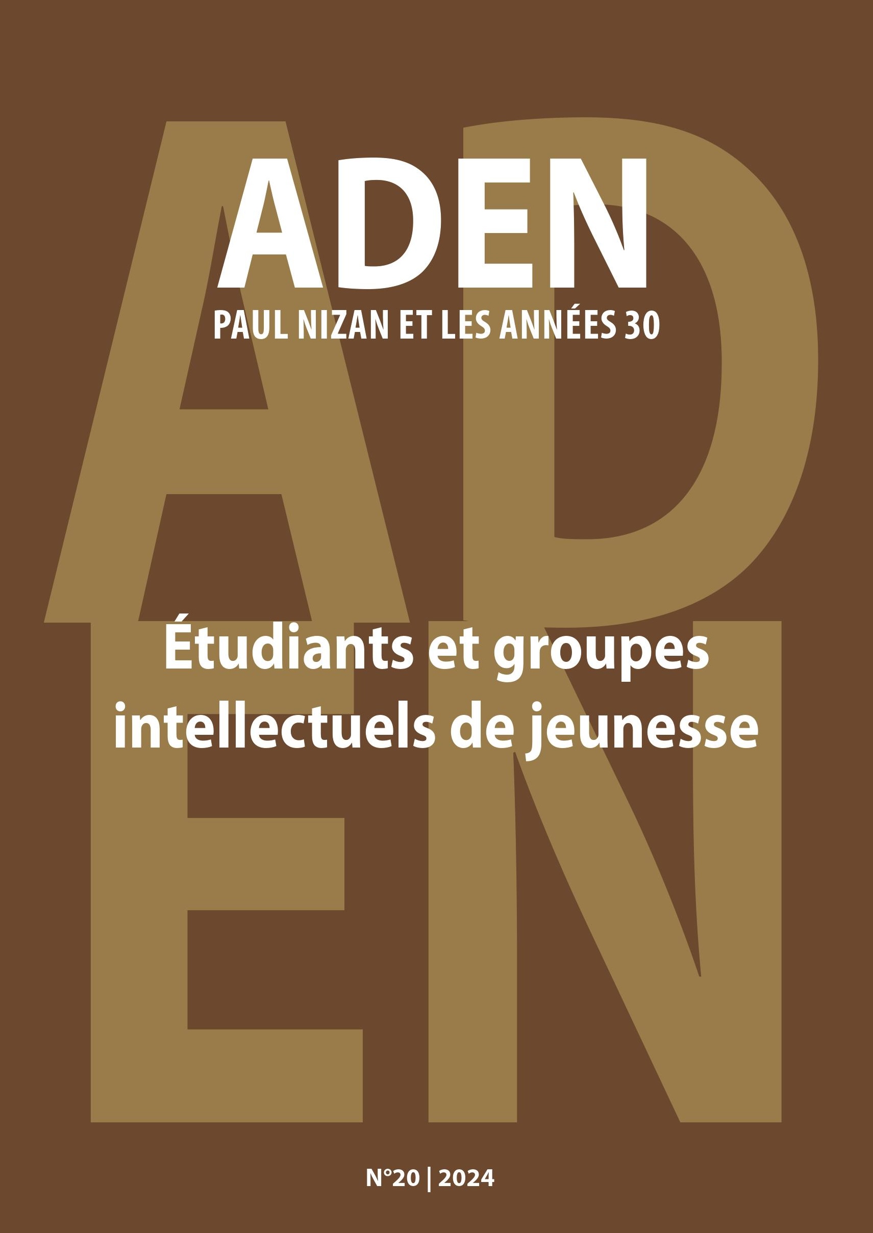 ADEN No 20 couv