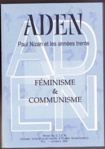Féminisme et Communisme (n° 6) 1re de couv